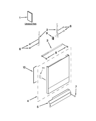 Door and panel parts