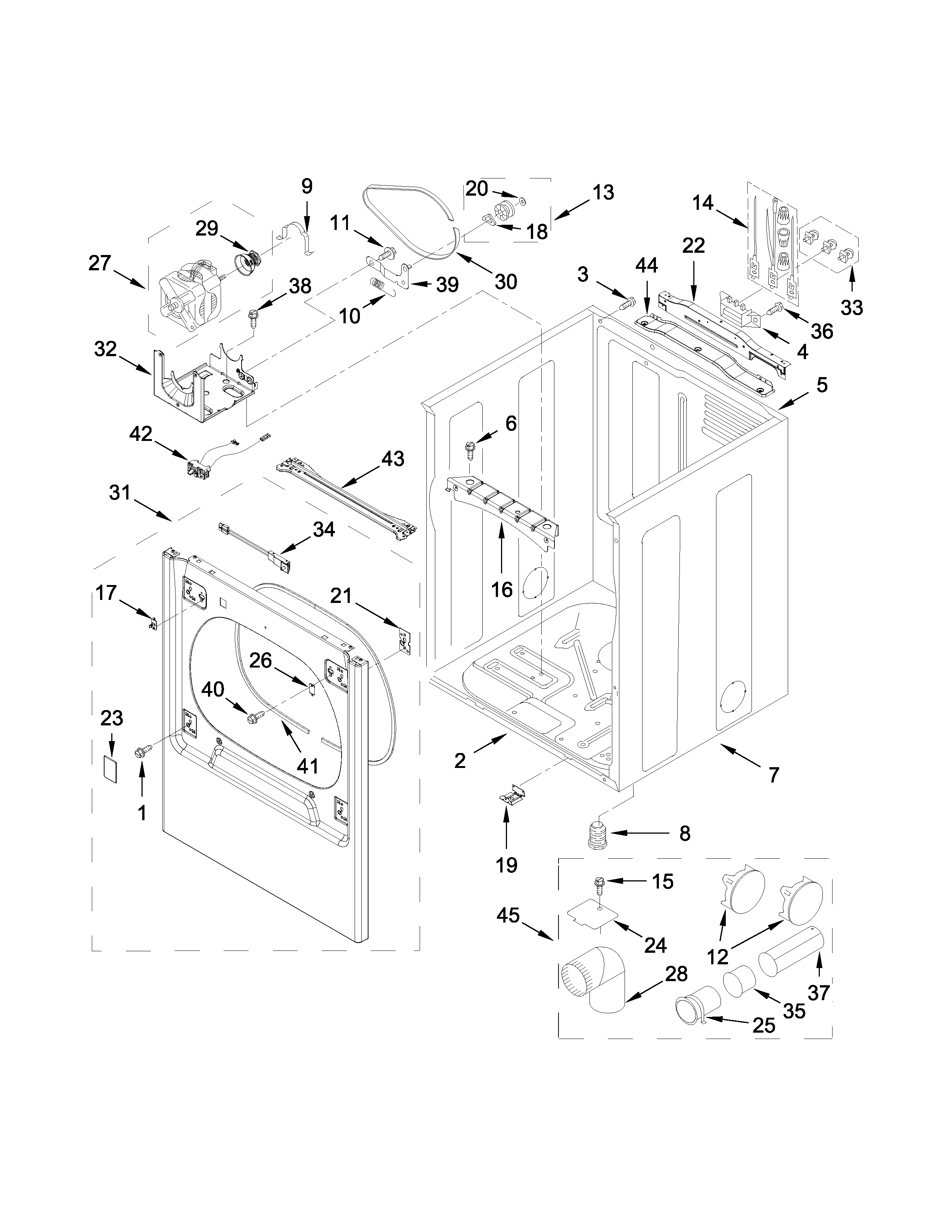 Cabinet parts