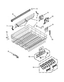 Upper rack and track parts