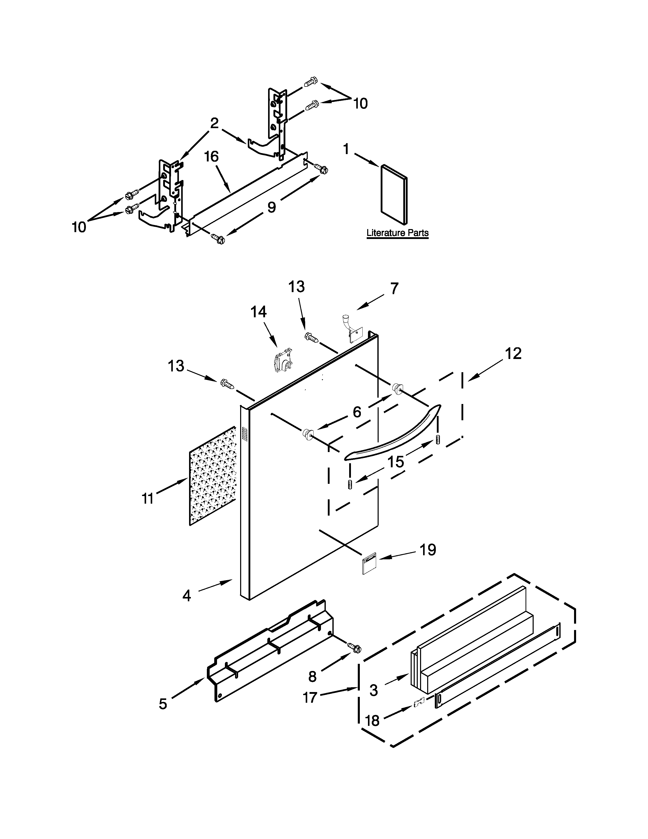 Door panel parts