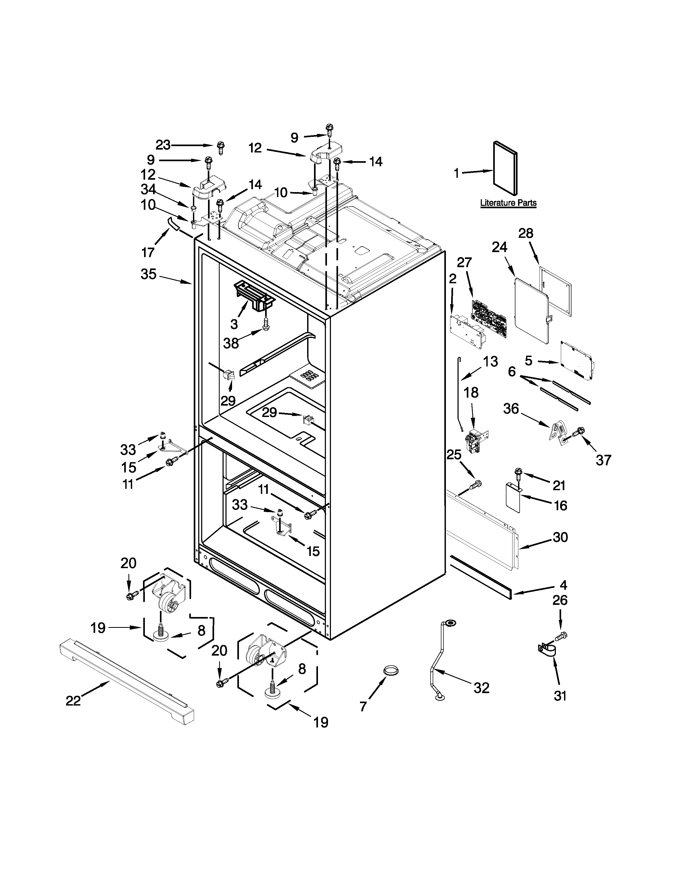Cabinet parts