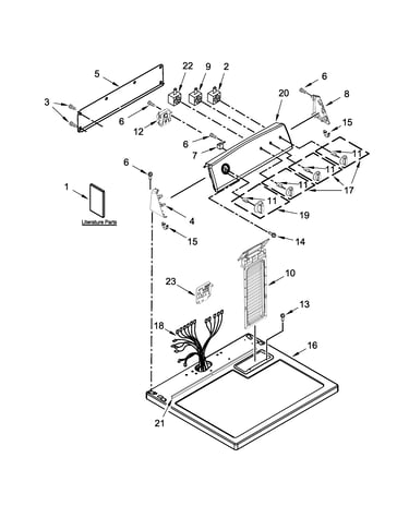Top and console parts