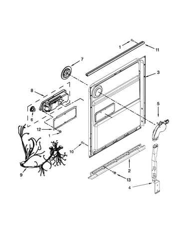 Inner door parts