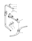 Upper wash and rinse parts