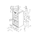 Kenmore 59672383411 cabinet parts diagram