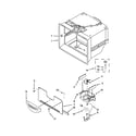 Kenmore 59672383411 freezer liner parts diagram