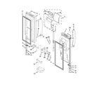 Kenmore 59672383411 refrigerator door parts diagram