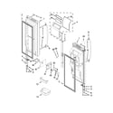 Kenmore 59672383411 refrigerator door parts diagram