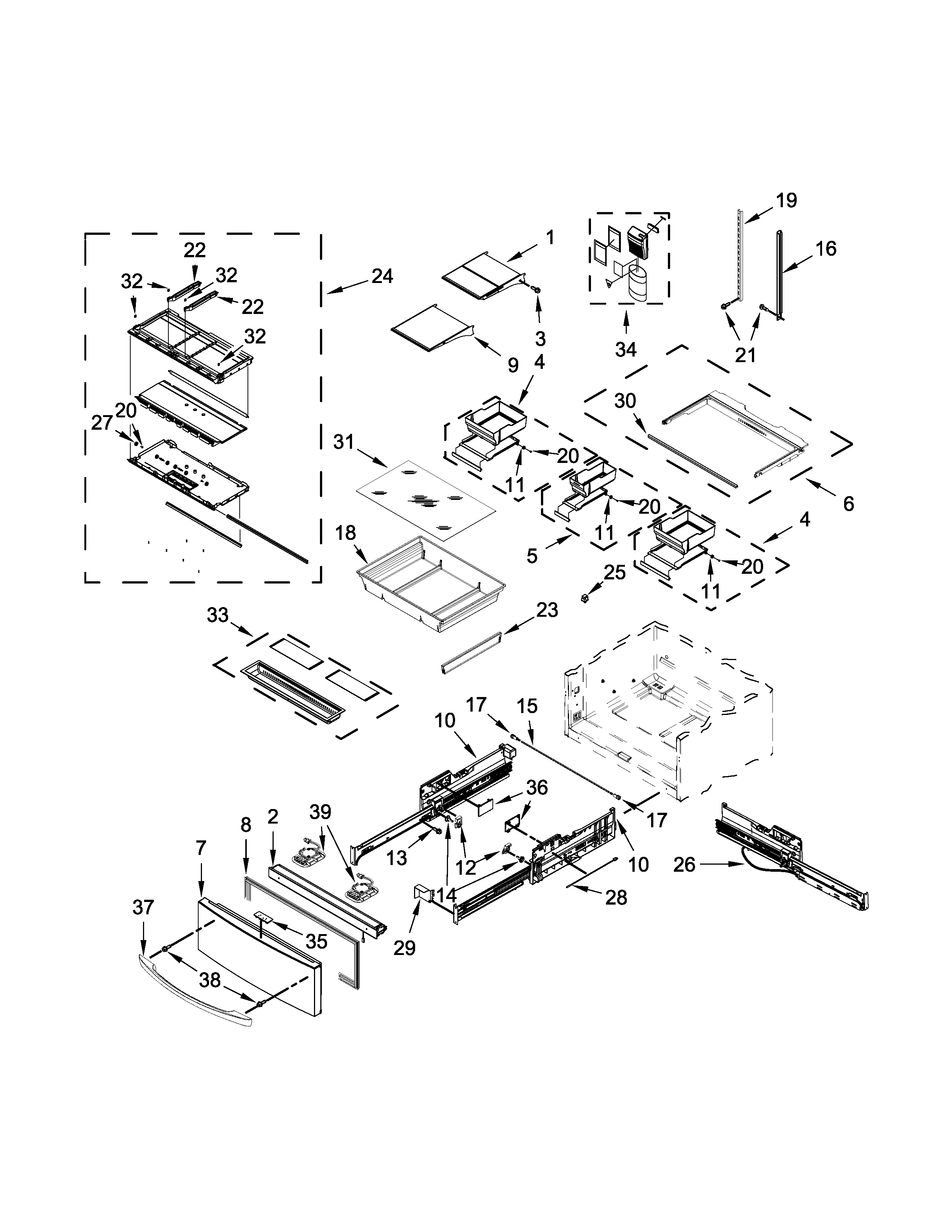 SHELF PARTS