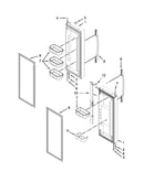 Refrigerator door parts