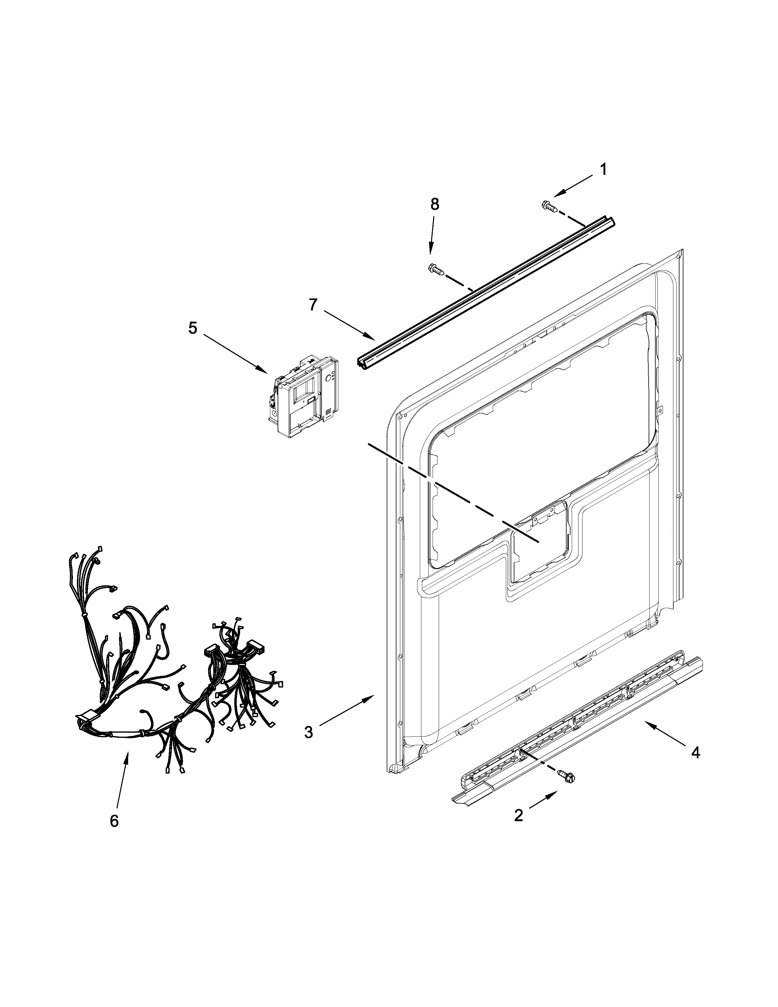Inner door parts