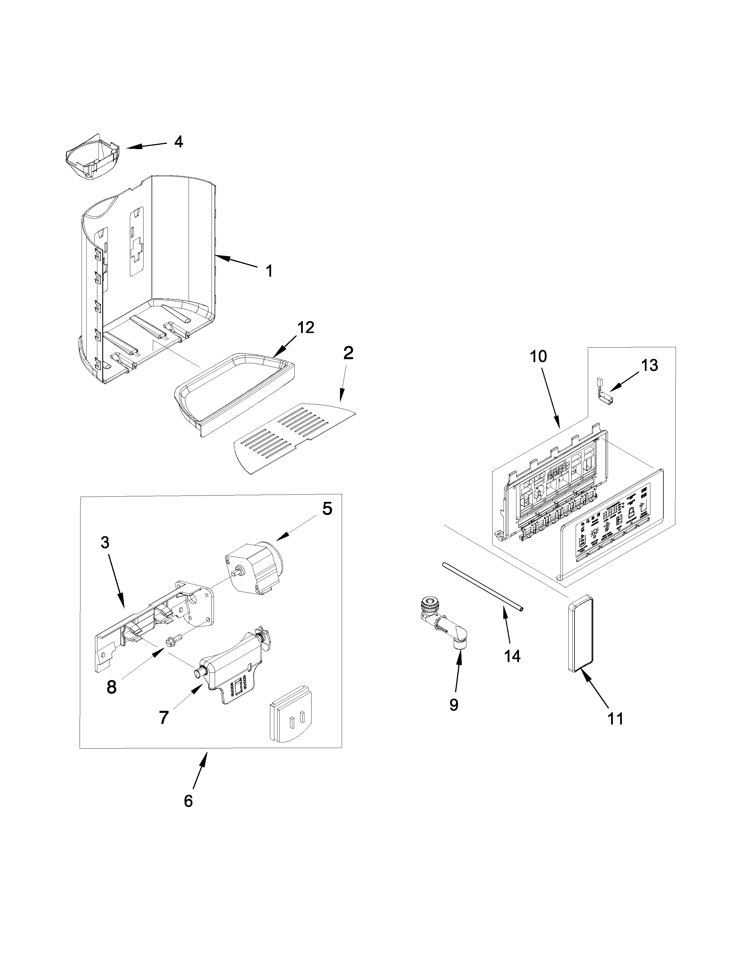 Dispenser parts