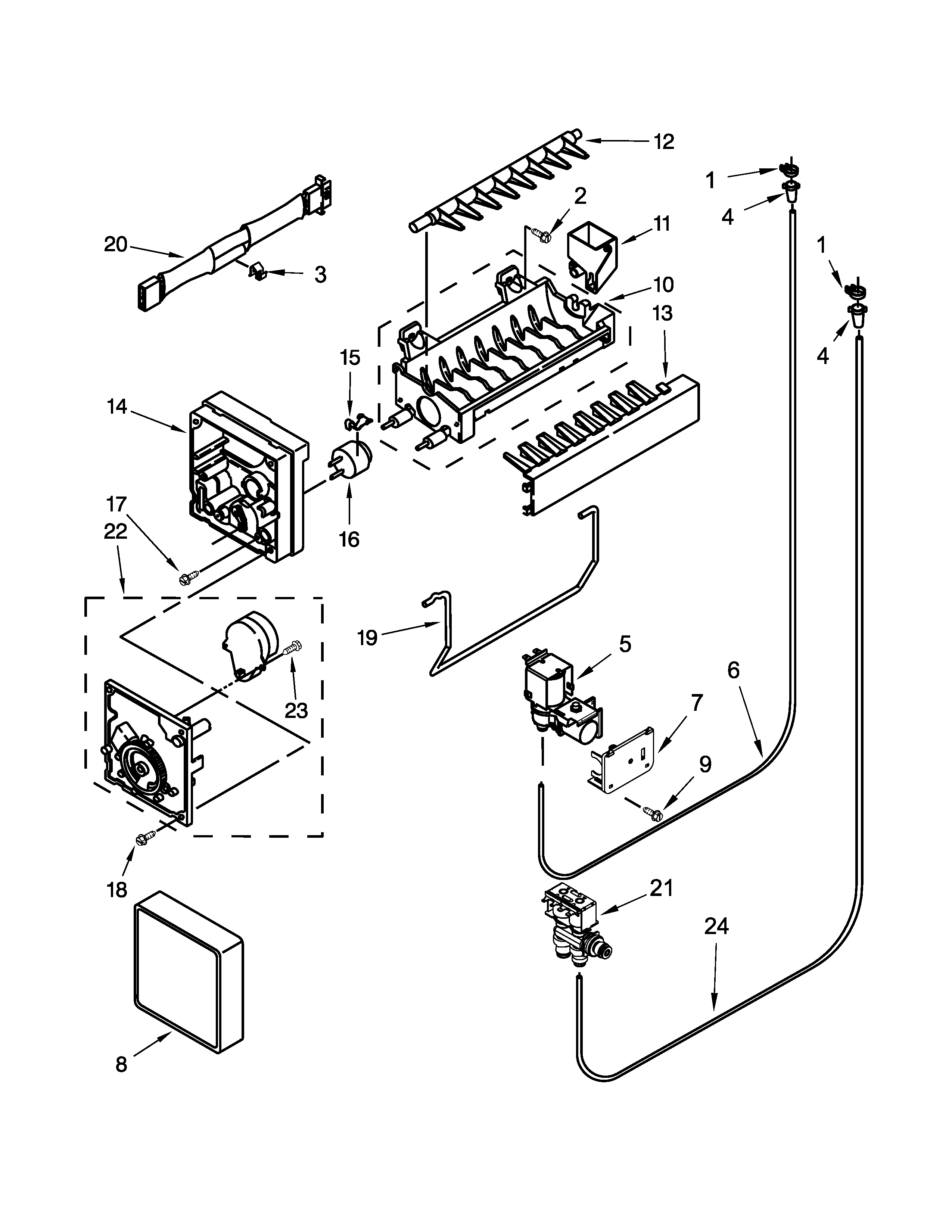 Icemaker parts