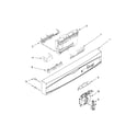 Kenmore 66513003N510 control panel and latch parts diagram