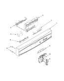 Control panel and latch parts