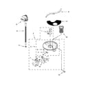Kenmore 66513003N510 pump, washarm and motor parts diagram