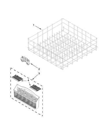 Lower rack parts