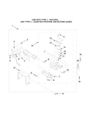 W10608838 burner assembly parts