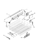 Upper rack and track parts