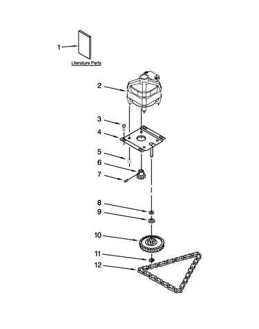 Motor and drive parts