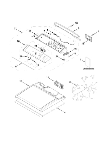 Top and console parts