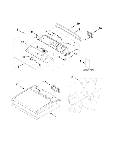 Top and console parts