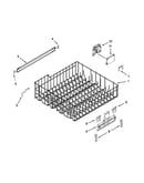 Upper rack and track parts