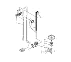 Kenmore 66513692N410 fill, drain and overfill parts diagram