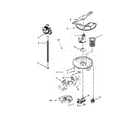 Kenmore 66513699N410 pump, washarm and motor parts diagram