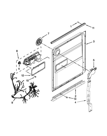 Inner door parts