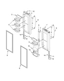 Refrigerator door parts