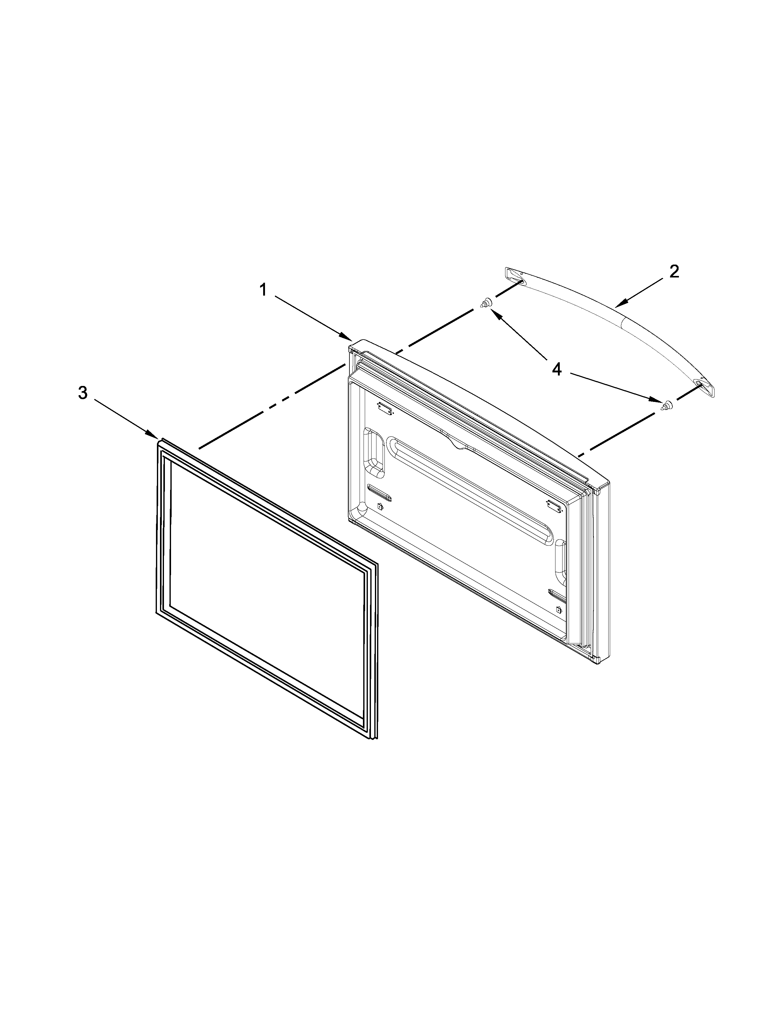 Freezer door parts