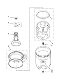 Agitator, basket and tub parts