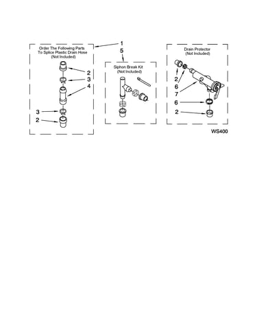 Water system accessories parts