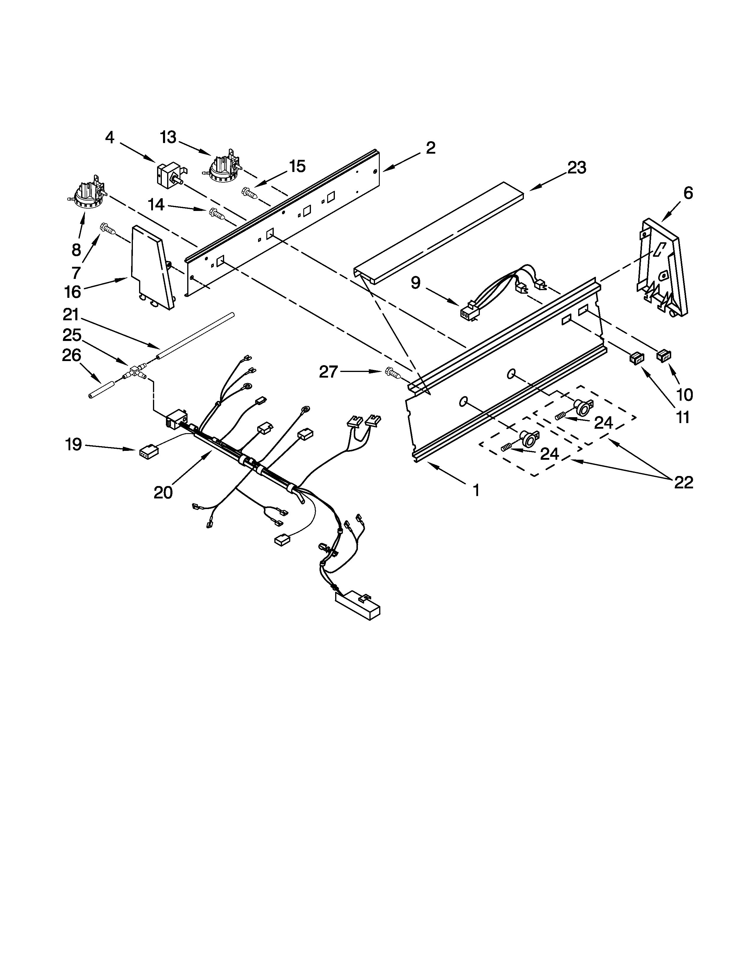 CONTROL PANEL PARTS