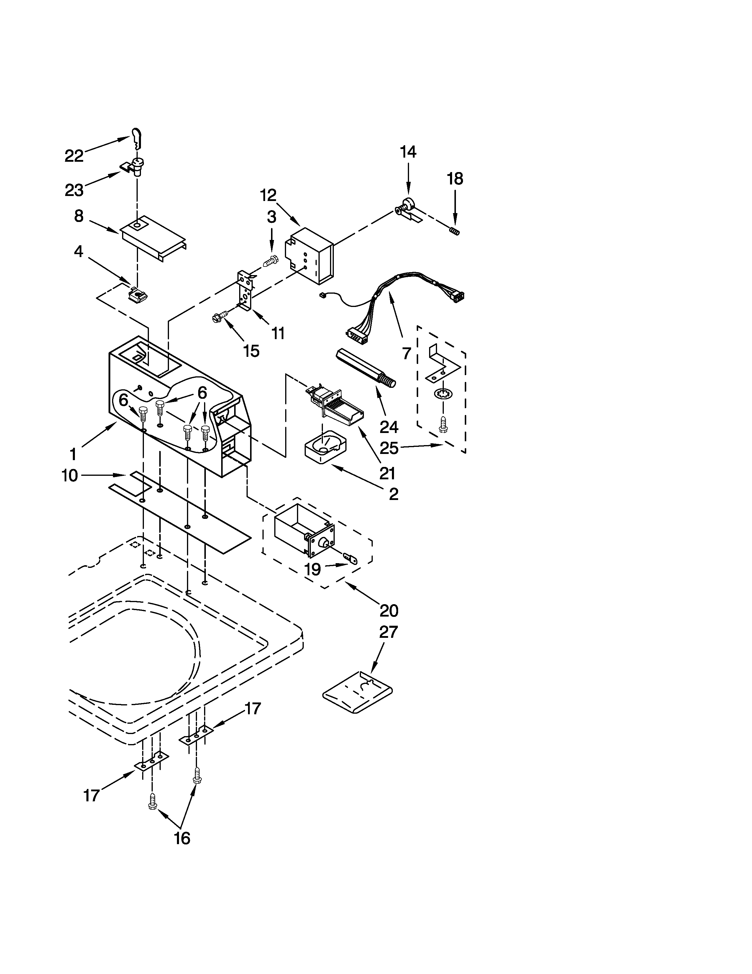 METER CASE PARTS