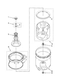 Agitator, basket and tub parts