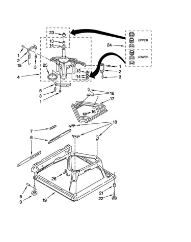Machine base parts