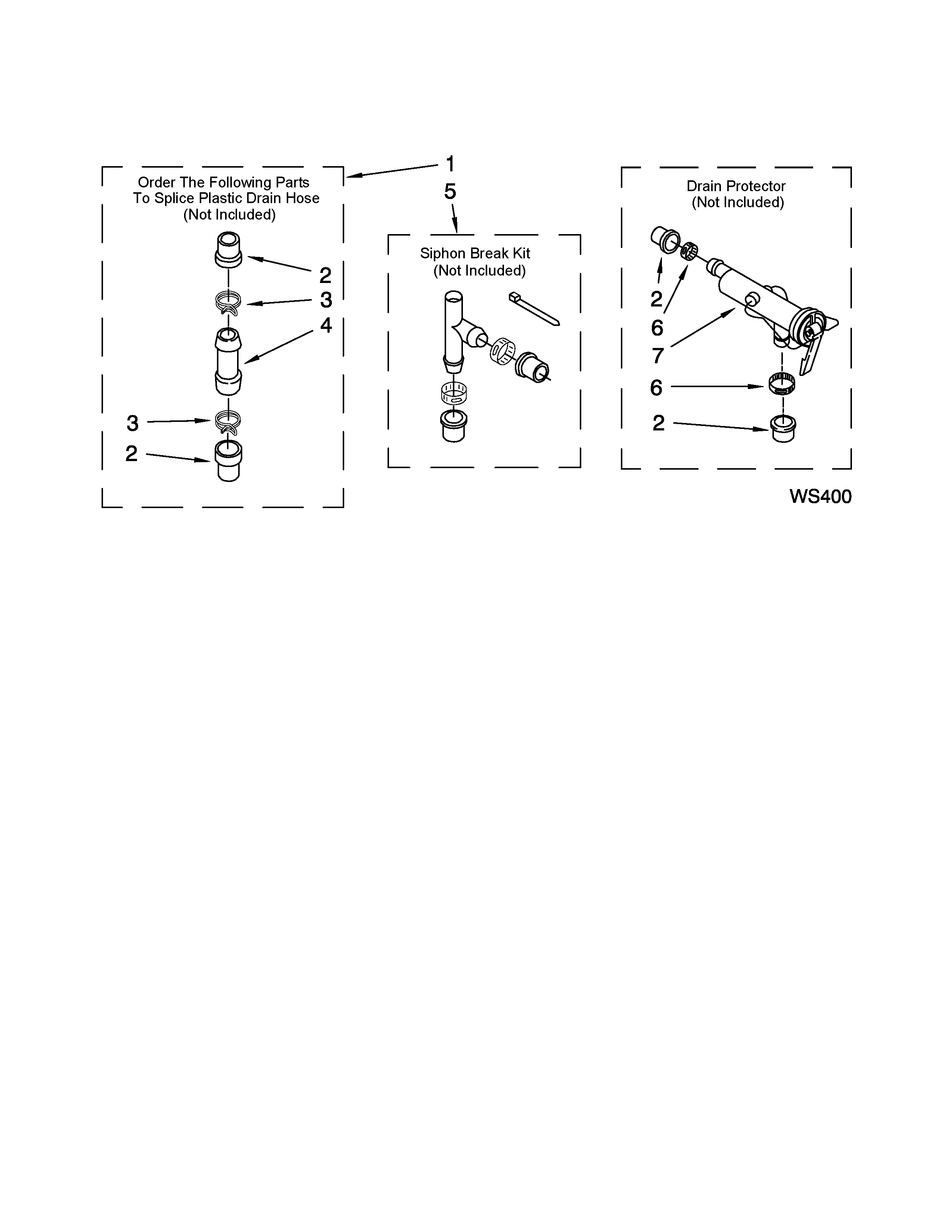Water system accessories parts