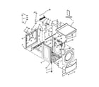 Kenmore 11041932510 top and cabinet parts diagram