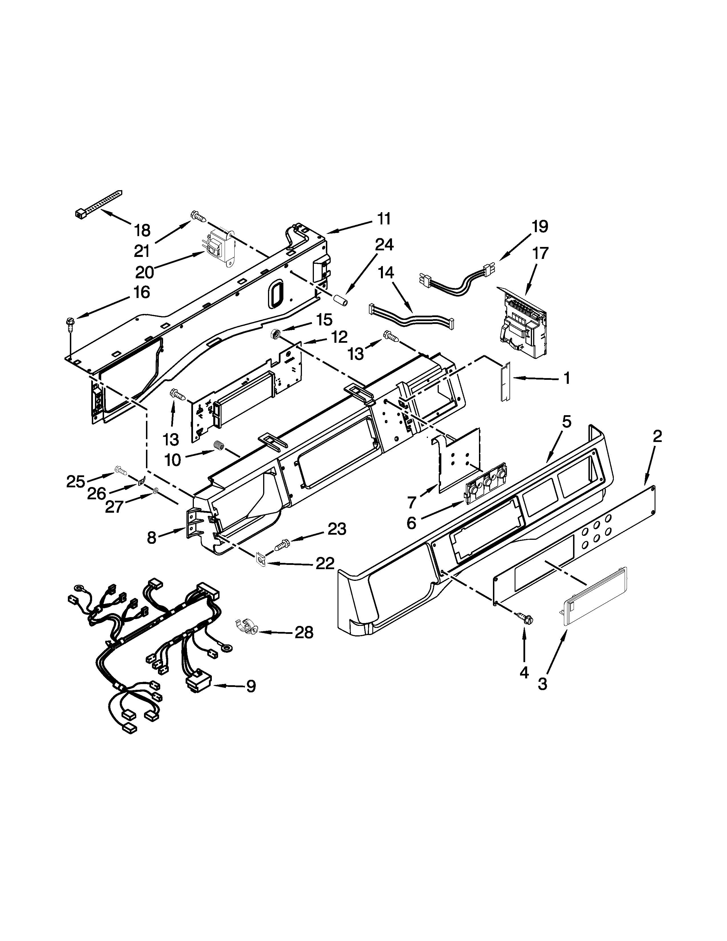 CONTROL PANEL PARTS