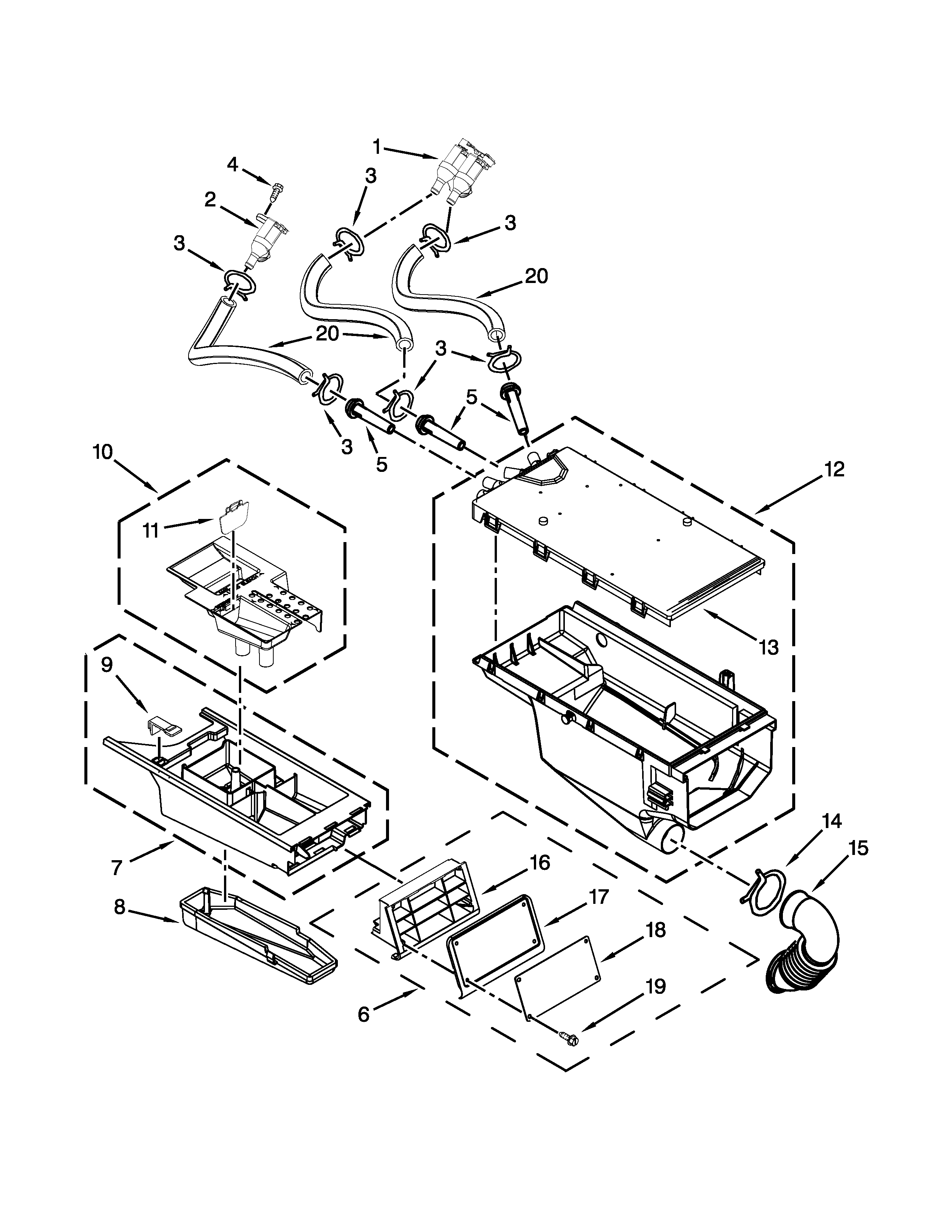 DISPENSER PARTS