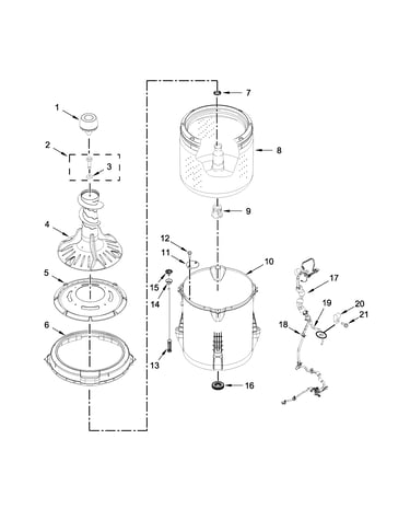 Basket and tub parts
