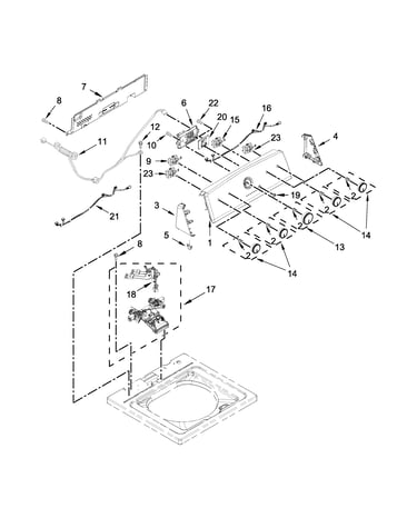 Console and water inlet parts