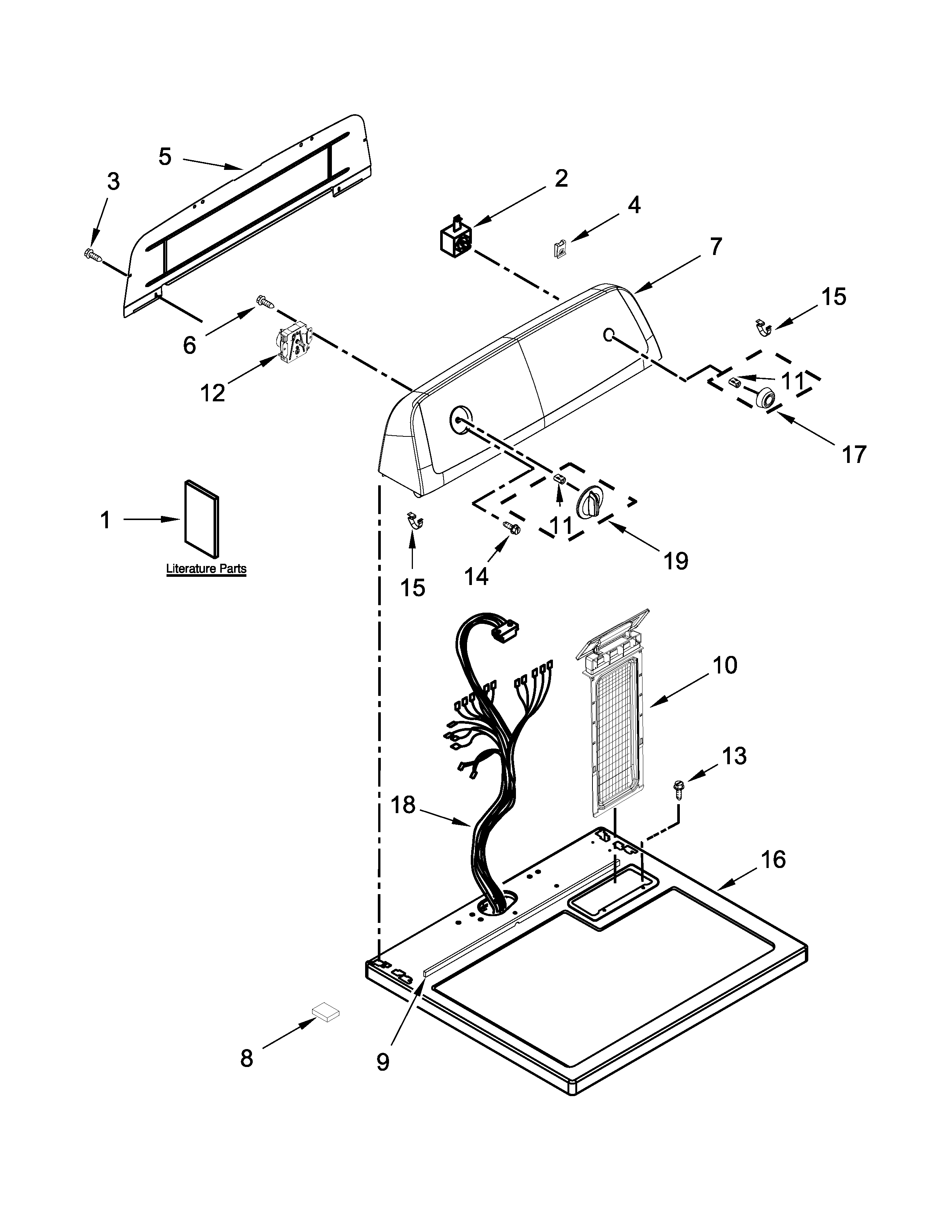 TOP AND CONSOLE PARTS