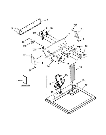 Top and console parts