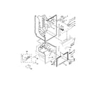 Kenmore 10673002511 liner and icemaker parts diagram