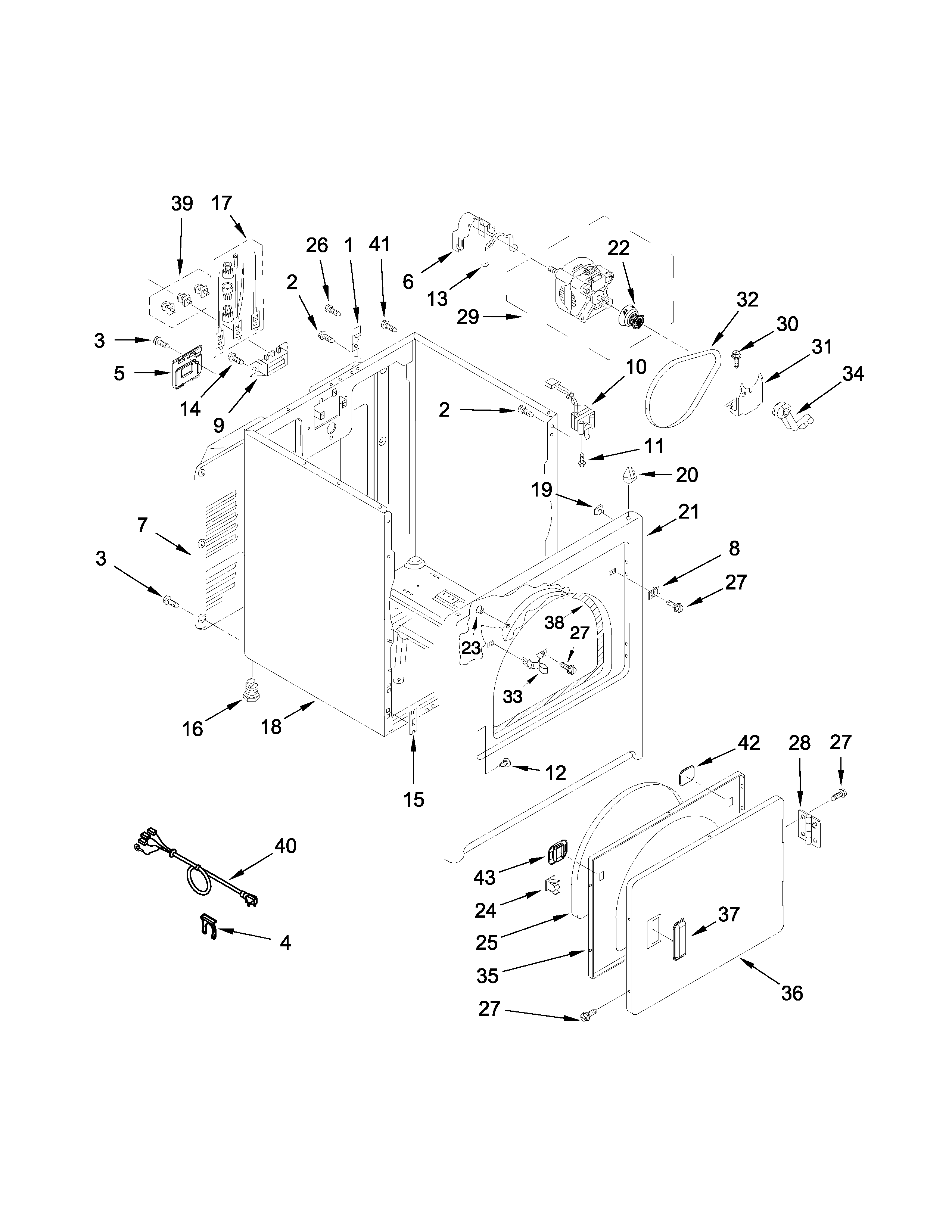 CABINET PARTS