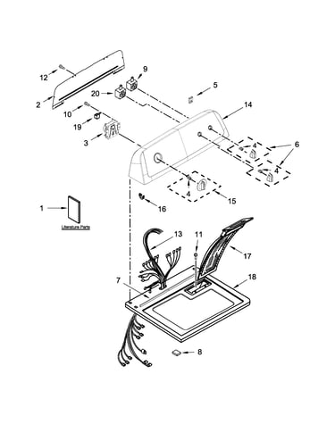 Top and console parts