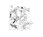 Kenmore 11072332511 cabinet parts diagram